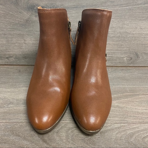 Frye | Judith Zip Bootie Whiskey Size 6.5 NIB - Picture 6 of 10